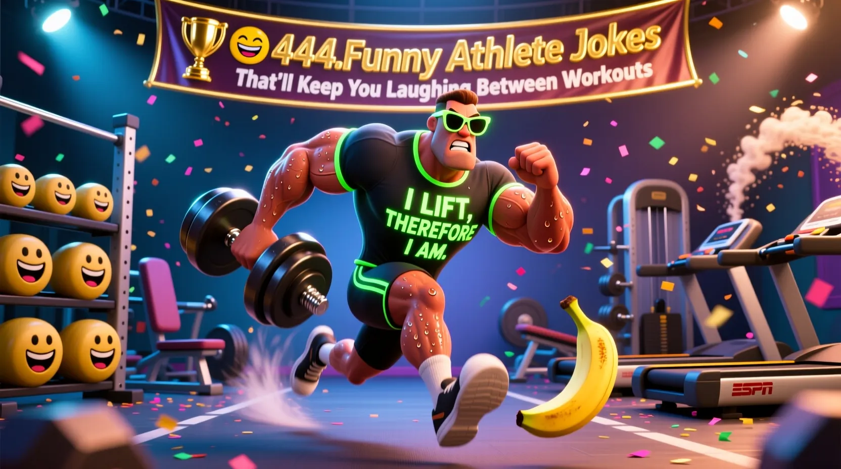 You are currently viewing 🏆🤣444+Funny Athlete Jokes That’ll Keep You Laughing Between Workouts