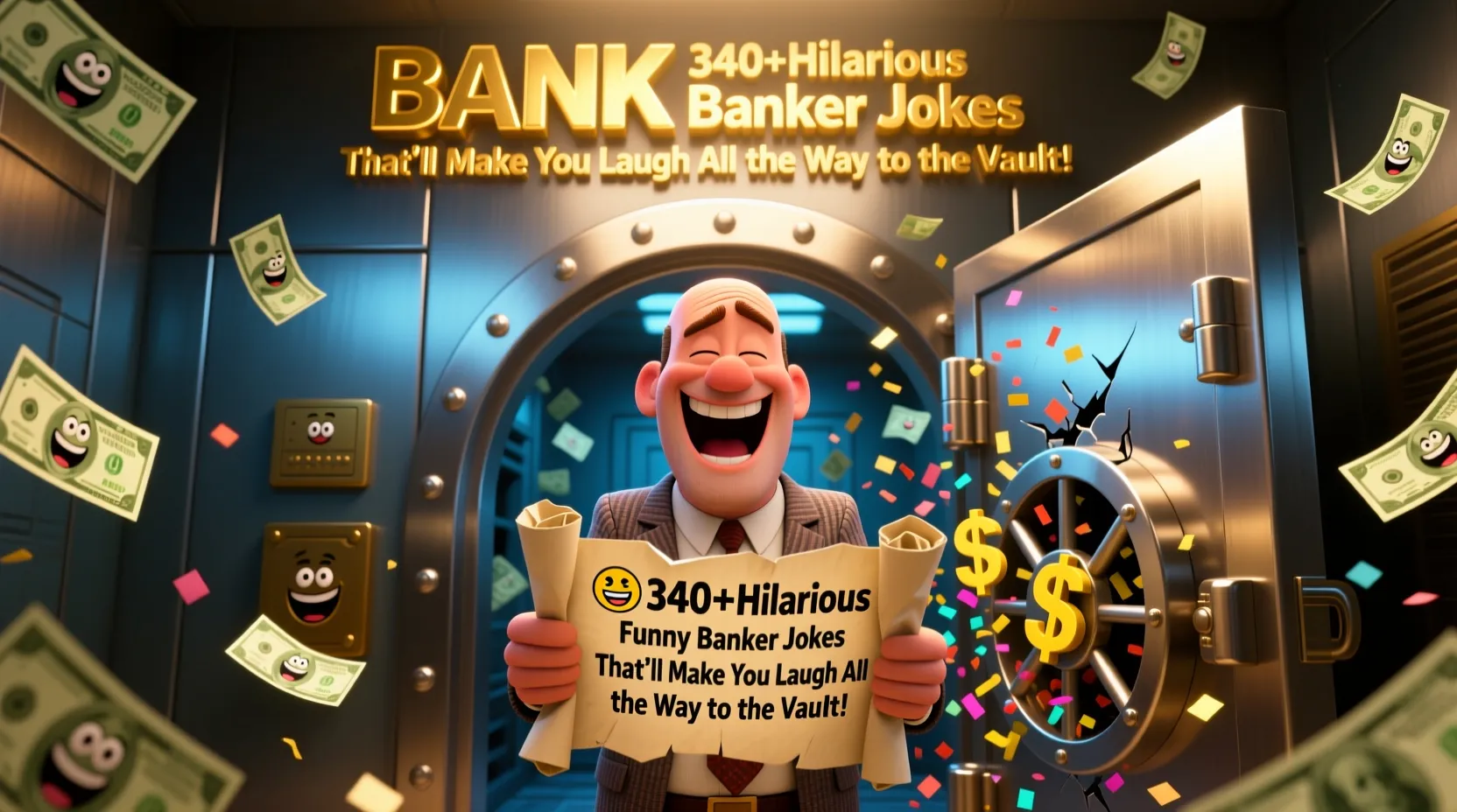 You are currently viewing 💰🤣340+Hilarious Funny Banker Jokes That’ll Make You Laugh All the Way to the Vault!