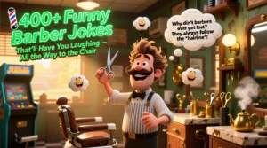 Read more about the article 💈🤣400+Funny Barber Jokes That’ll Have You Laughing All the Way to the Chair