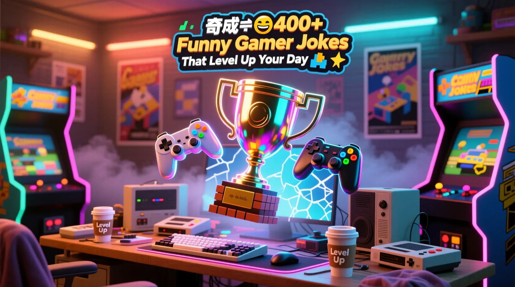 You are currently viewing 🎮🤣400+Funny Gamer Jokes That Level Up Your Day 🕹️✨