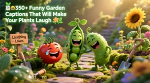 Read more about the article 🌱😂350+Funny Garden Captions That Will Make Your Plants Laugh 🌸🌿