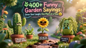 Read more about the article 🌿😂400+Funny Garden Sayings: Grow Your Laughs One Plant at a Time 🌷😆