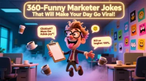 Read more about the article 😄📣360+Funny Marketer Jokes That Will Make Your Day Go Viral