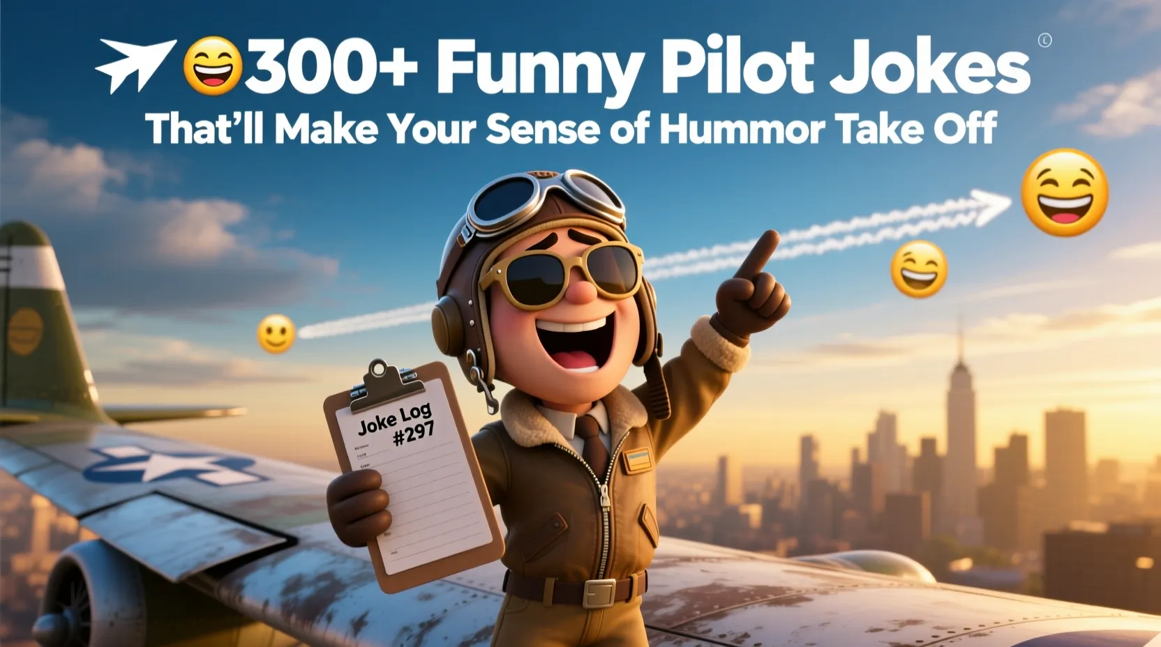 Read more about the article ✈️🤣300+Funny Pilot Jokes That’ll Make Your Sense of Humor Take Off