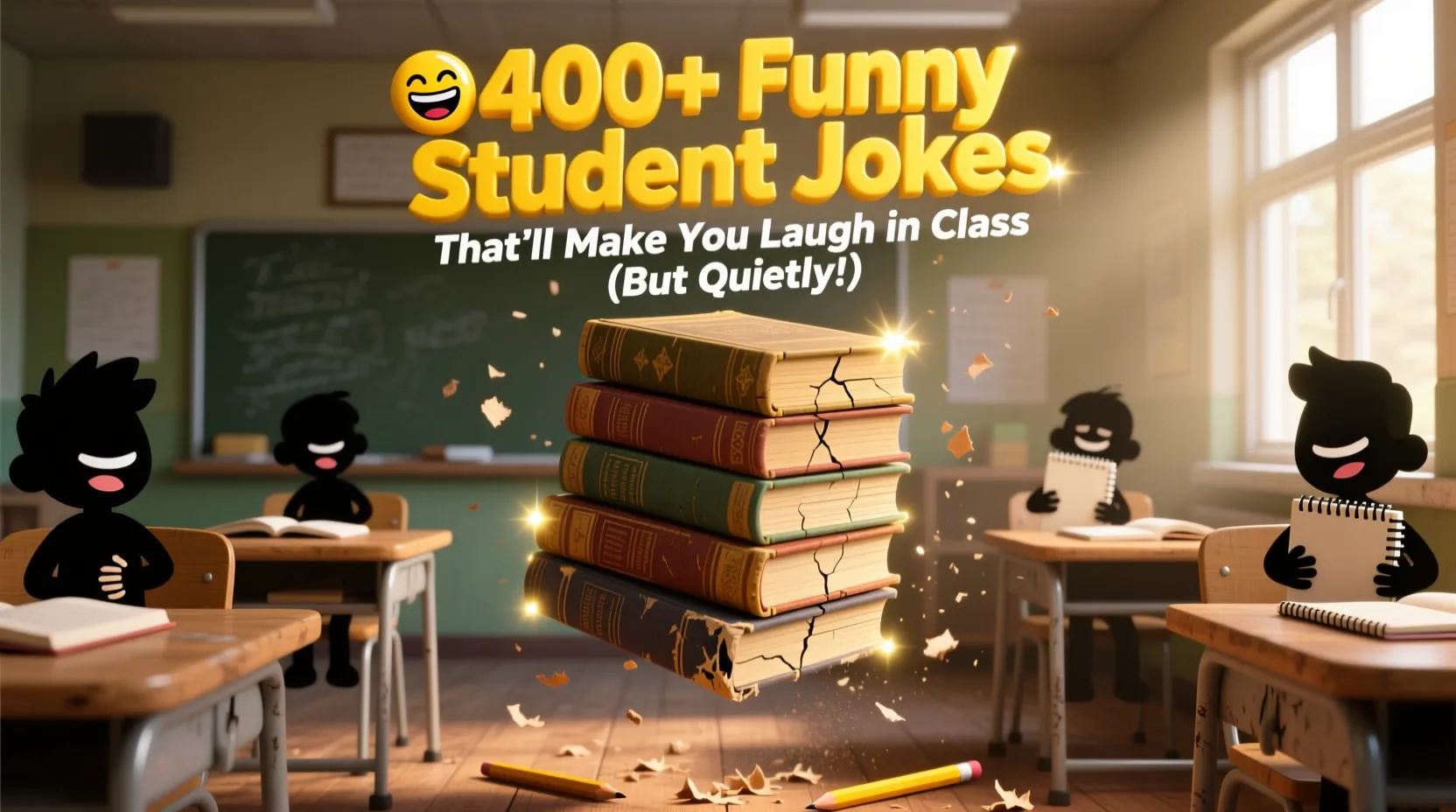 Read more about the article 🤣📚400+Funny Student Jokes That’ll Make You Laugh in Class (But Quietly!)