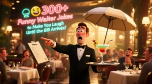 Read more about the article 🍽️🤣300+Hilarious Funny Waiter Jokes to Make You Laugh Until the Bill Arrives!