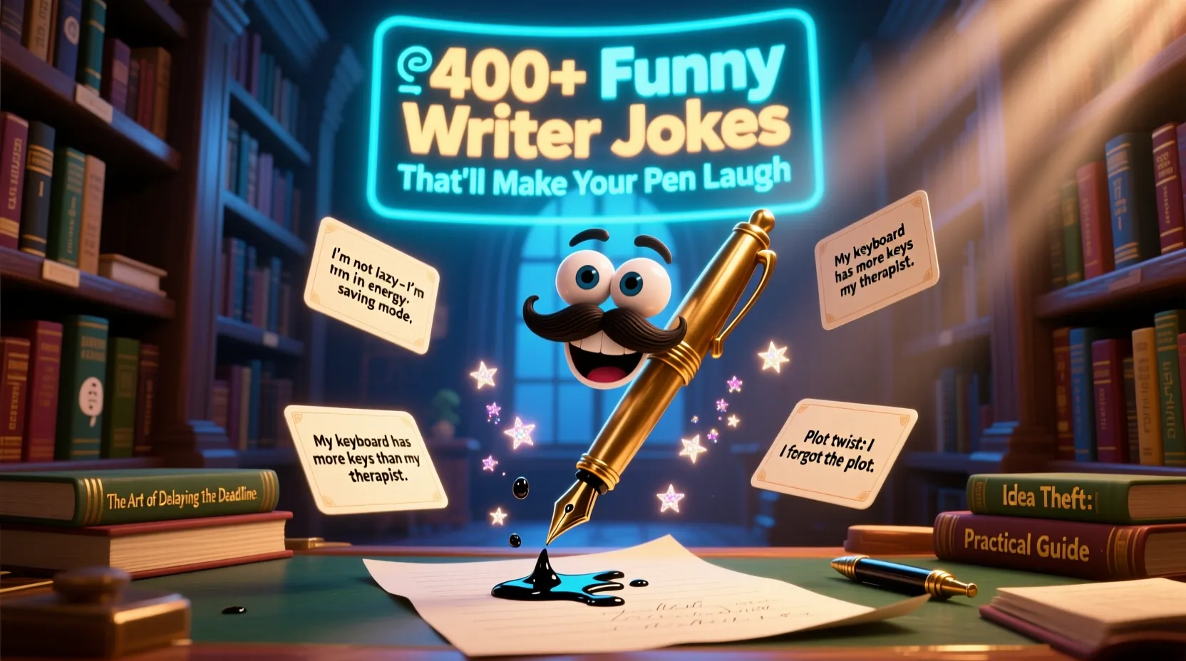 You are currently viewing 🤣✍️400+Funny Writer Jokes That’ll Make Your Pen Laugh