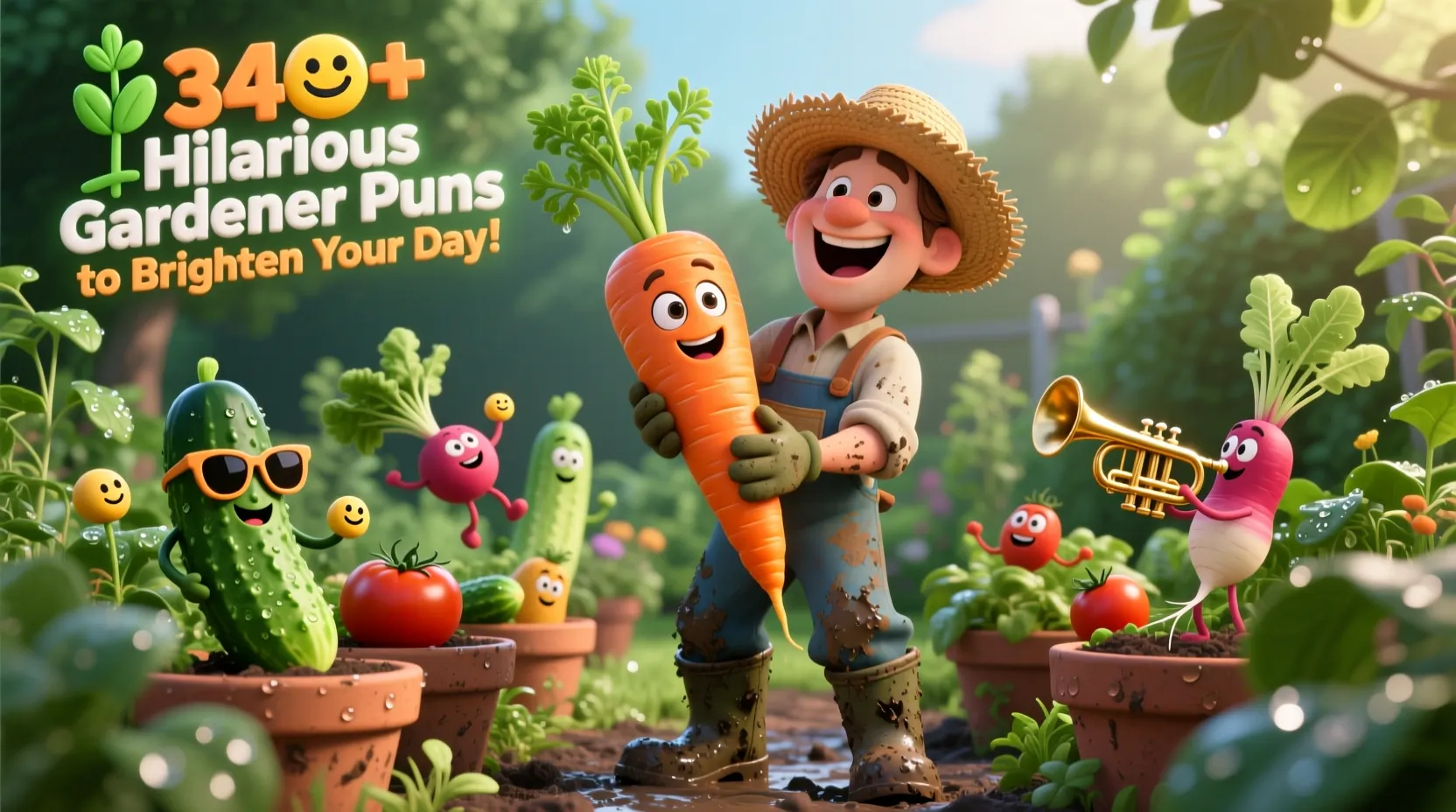 You are currently viewing 🌱🤣 340+ Hilarious Gardener Puns to Brighten Your Day!