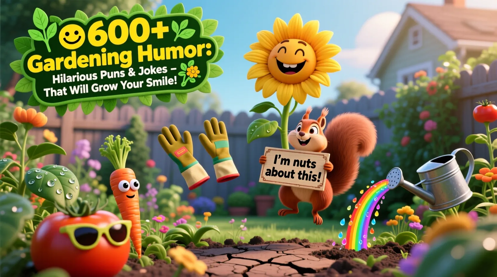 You are currently viewing 🌱😂600+Gardening Humor: Hilarious Puns & Jokes That Will Grow Your Smile! 🌼🌿