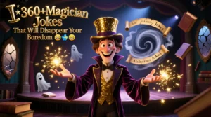 Read more about the article 🎩✨360+Magician Jokes That Will Disappear Your Boredom 🪄😂