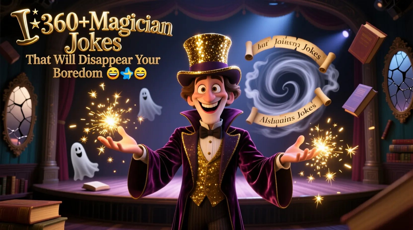 You are currently viewing 🎩✨360+Magician Jokes That Will Disappear Your Boredom 🪄😂