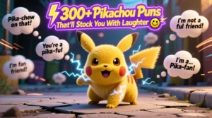 Read more about the article ⚡😄300+Pikachu Puns That’ll Shock You With Laughter 😄⚡