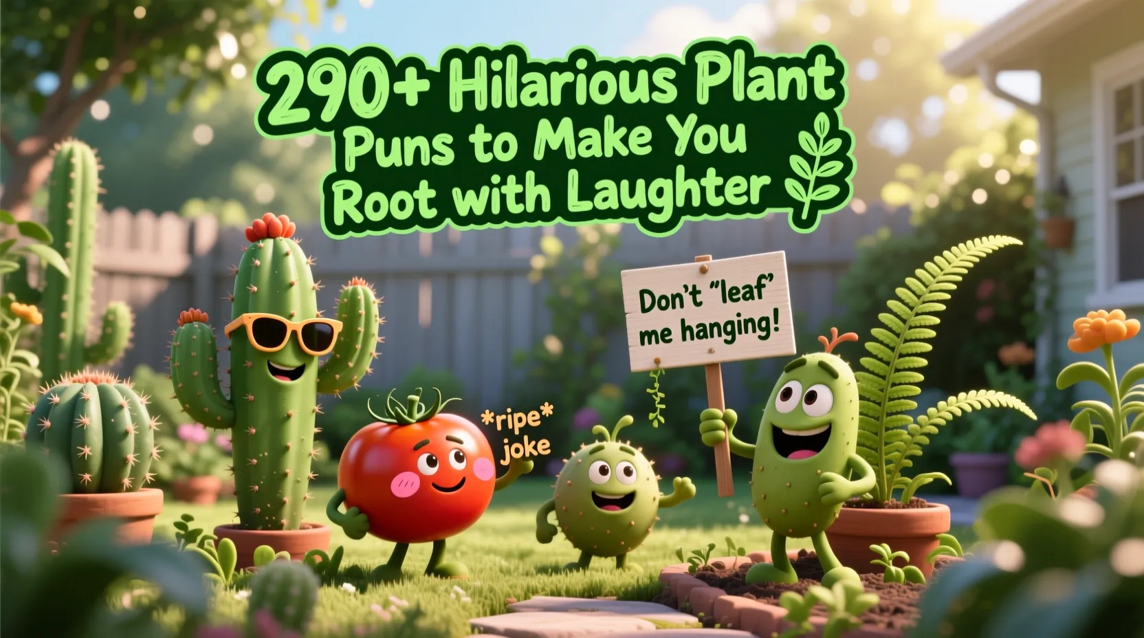 You are currently viewing 290+ Hilarious Plant Puns to Make You Root with Laughter 🌱