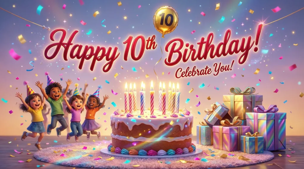 500+ Happy 10th Birthday Greetings for Kids and Loved Ones in 2026