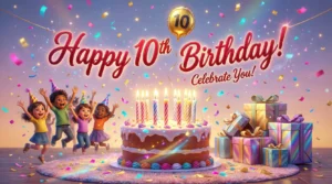 Read more about the article 500+ Happy 10th Birthday Greetings for Kids and Loved Ones in 2026