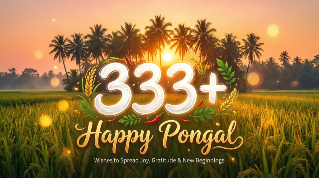333+ Happy Pongal Wishes to Spread Joy, Gratitude & New Beginnings 🌅🌾